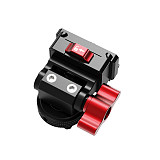 Quick Release Monitor Holder Swivel Tilt Adjustable DSLR Camera Monitor Stand Mount Tripod Bracket for Vlog Shooting Camera Rabbit Cage