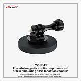 Quick Release bracket Magnetic suction cup Mount Charging Base for DJI OSMO 360 Action 5Pro/5/4/3/2 Sports Camera