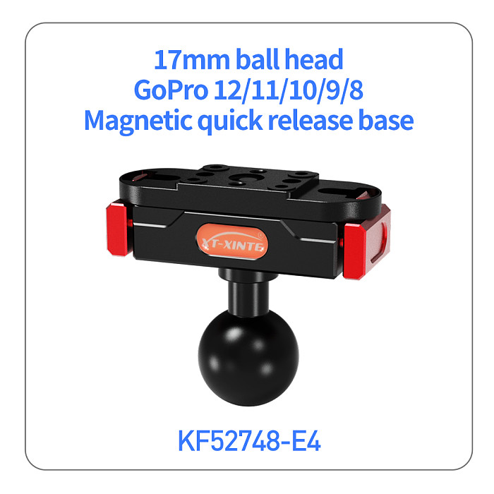 Aluminum alloy magnetic quick release base Camera Bottom Replacement Seat Kit for GoPro13/12/11/10/9/8 camera replacement Parts