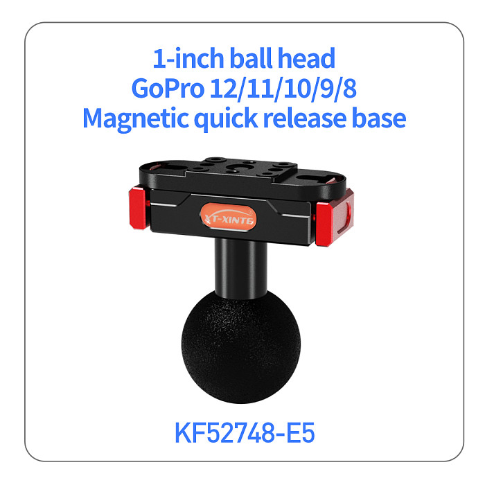 Aluminum alloy magnetic quick release base Camera Bottom Replacement Seat Kit for GoPro13/12/11/10/9/8 camera replacement Parts