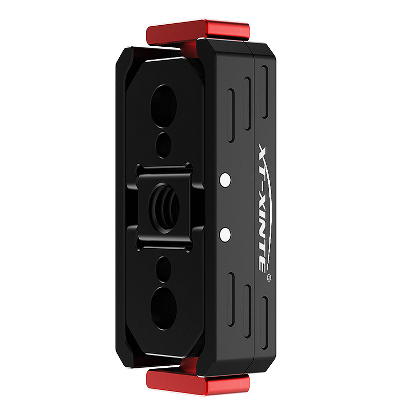 Aluminum Alloy Magnetic Mount Quick Release Base Bracket 2-Slot Adapter 1/4 Screw Connection for Insta360 Ace for Insta360 ACE Pro2/DJI OSMO 360 X3/X4 X5 X6 Action Camera Accessories
