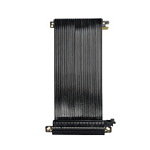 PCIe 5.0 X16 GEN5 64GB/s Bi-Directional Bandwidth Graphics Card Extension Cable for ITX Case Silver-Plated GPU Extension Cable