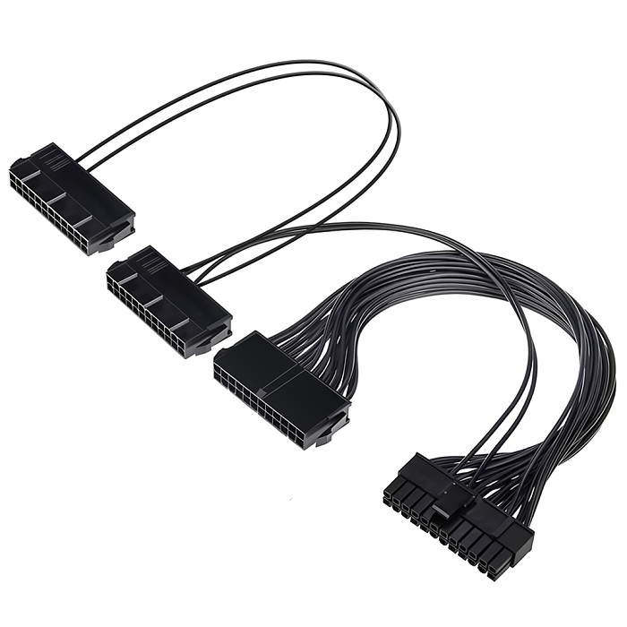 ATX 24 pin Power Supply Cable Synchronizer Male to Female ATX Motherboard Extension Cable for PC Computer Adapter