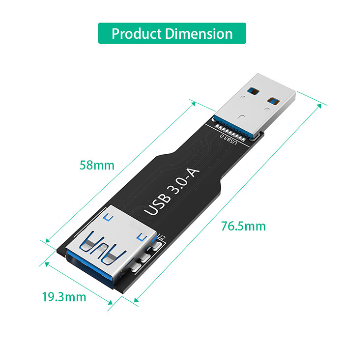 USB 3.0 Extension card Extender adapter Male to Female For PC Connector Converter