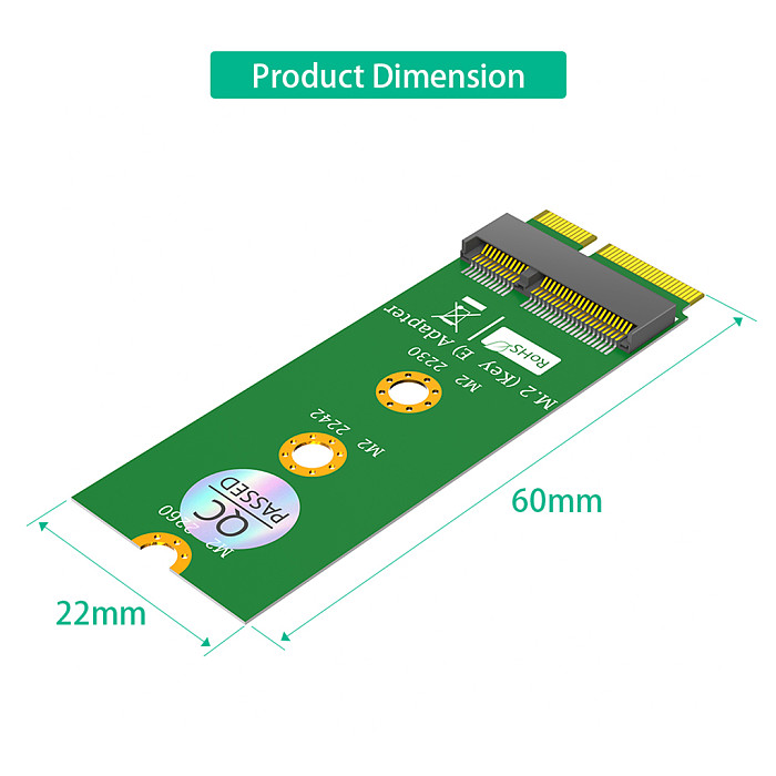M. 2 Key-E Test Protection Card Extension Card Adapter Key E NGFF Wireless Network Card Testing Tool New Version