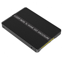 U.2 SFF-8639 To NVME SSD ENCLOSURE Aluminum Heat Sink Case for PC Desktop Computer