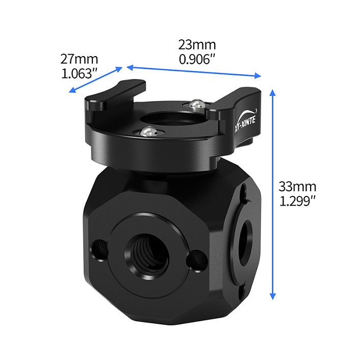 New Cold Shoe Mount Tripod Screw Hole Conversion Seat 1/4 3/8 Arri Positioning Hole Head Multifunctional Expansion Accessories
