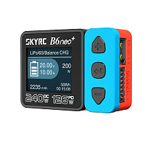 ​SKYRC B6neo+ Smart Charger High Power DC240W PD126W Multilanguage Balance Charger 600mA XT60/Type-C Compact Charger Discharger