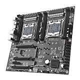 X99 D4 Dual Pro Motherboard Set with 8*DDR4 Memory Slot 10*SATA 3.0 2*RTL811H Gigabit Ethernet for Intel LGA 2011-3 V3 /V4 CPU
