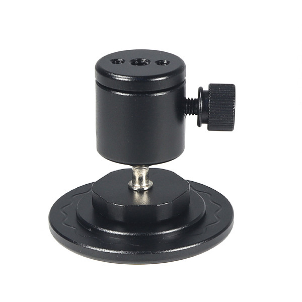 Mini spherical gimbal professional photography tripod gimbal live light stand monitor universal gimbal with 1/4 screw interface Magnetic suction head
