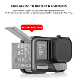 Silicone Case For insta360 Ace Pro 2 Soft Protective Shell with Lens Cap Action Camera Housing Case Cover Accessories