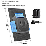 Durable Hook & Loop Fastener Backpack Clip for Gopro DJI Action5 Insta360 Action Camera Shoulder strap fixing bracket