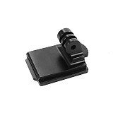 Helmet Fixed Mount with Straight Joint Long Screw for Gopro DJI Osmo Action Camera