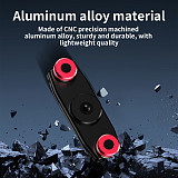 Aluminum Backpack Strap Clip Universal 360° Rotation 1/4 Ballhead Mount Fast Install Plate for DJI OSMO 360 GoPro Hero 13 DSLR Camera Photography