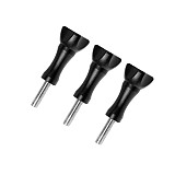 Helmet Fixed Mount with Straight Joint Long Screw for Gopro DJI Osmo Action Camera