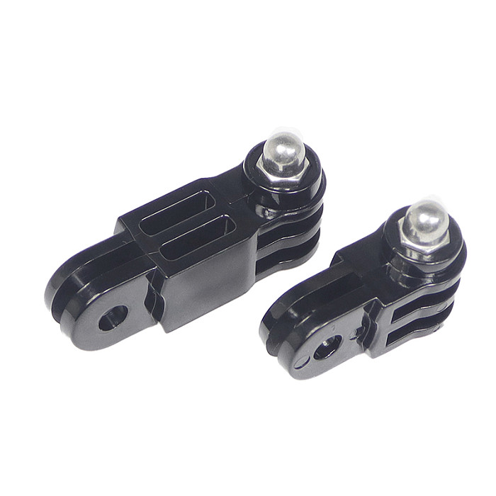 Helmet Fixed Mount with Straight Joint Long Screw for Gopro DJI Osmo Action Camera