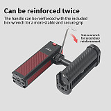 Aluminium Alloy Charging Handle Grip Magnetic Quick Release Base Type-C Adapter W/ 1/4  Cold Shoe Mount for DJI POCKET 3 Action Camera
