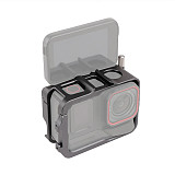 Aluminum Alloy CNC Protective Camera Cage For Insta360 Ace/Ace pro/Ace Pro 2 Housing Frame Protective Case with Cold Shoe Mount
