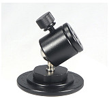 Mini spherical gimbal professional photography tripod gimbal live light stand monitor universal gimbal with 1/4 screw interface Magnetic suction head