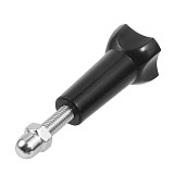 Helmet Fixed Mount with Straight Joint Long Screw for Gopro DJI Osmo Action Camera
