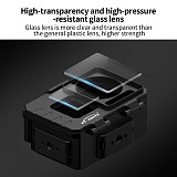 Aluminum Alloy 80 meters waterproof Diving Case with Magnetic Quick Release Multi-expansion Mount Adapter for DJI Action5PRO/4/3 Sports Camera Protective Housing