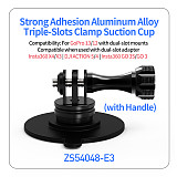 Action Camera Flexible Adhesive Fixed Base for Insta360 Ace Pro X4 X3 Gopro for DJI Pocket 3 Motorcycle Helmet Mount Phone Stand