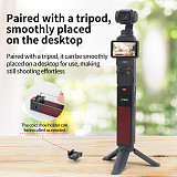 Aluminium Alloy Charging Handle Grip Magnetic Quick Release Base Type-C Adapter W/ 1/4  Cold Shoe Mount for DJI POCKET 3 Action Camera