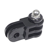 Helmet Fixed Mount with Straight Joint Long Screw for Gopro DJI Osmo Action Camera