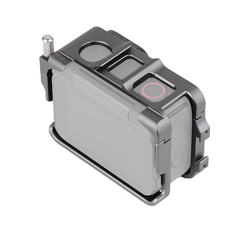 Aluminum Alloy CNC Protective Camera Cage For Insta360 Ace/Ace pro/Ace Pro 2 Housing Frame Protective Case with Cold Shoe Mount