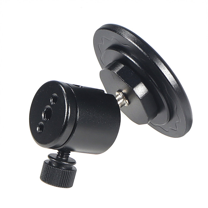 Mini spherical gimbal professional photography tripod gimbal live light stand monitor universal gimbal with 1/4 screw interface Magnetic suction head