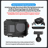 Aluminum Alloy 80 meters waterproof Diving Case with Magnetic Quick Release Multi-expansion Mount Adapter for DJI Action5PRO/4/3 Sports Camera Protective Housing
