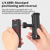 Aluminium Alloy Charging Handle Grip Magnetic Quick Release Base Type-C Adapter W/ 1/4  Cold Shoe Mount for DJI POCKET 3 Action Camera