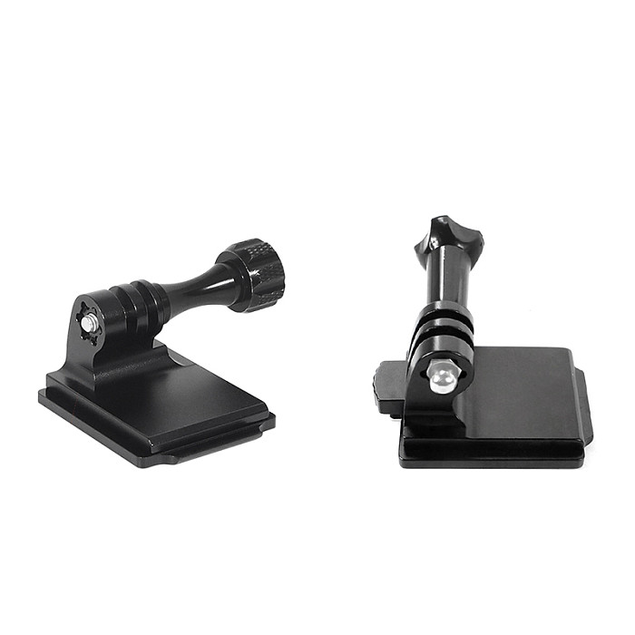 Helmet Fixed Mount with Straight Joint Long Screw for Gopro DJI Osmo Action Camera