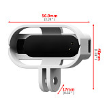 Go 3S Magnetic Case Bracket for Insta360 GO 3 Thumb Camera Quick Release Tripod Mount USB Charging Hand Freely Protection Frame