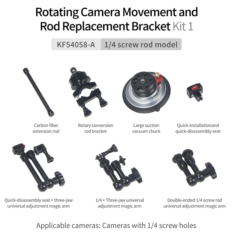 7  11  Adjustable Friction Articulating Magic Arm for DJI OSMO 360 Gopro Hero DSLR Monitor Flash LED Video Light Camera Cage Tripod Gimbal