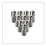 One slot stainless steel imperial 1/4 3/8 quick fit screw/D3.0mm positioning column Arri positioning column M3 * 4mm screw set For DSLR Mirrorless Cameras/Sony Fujifilm Sports Cameras/ DJI GOPRO11/GOPRO All Series For Phone clip  Accessories