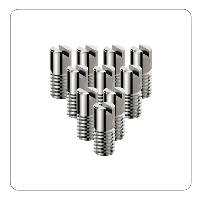 One slot stainless steel imperial 1/4 3/8 quick fit screw/D3.0mm positioning column Arri positioning column M3 * 4mm screw set For DSLR Mirrorless Cameras/Sony Fujifilm Sports Cameras/ DJI GOPRO11/GOPRO All Series For Phone clip  Accessories