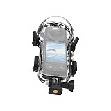 For Insta360 X5 50M Waterproof Invisible Diving Case Housing Case Underwater Protective Shell Cover Panoramic Camera Accessories