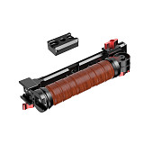 XINTE Adjustable Folding Stabilizer Wooden Handle Grip Dual/Single Handheld Extension Handlebar Bracket Gimbal Mount for DJI Ronin RS2/RS3/RS4 Pro/Mini
