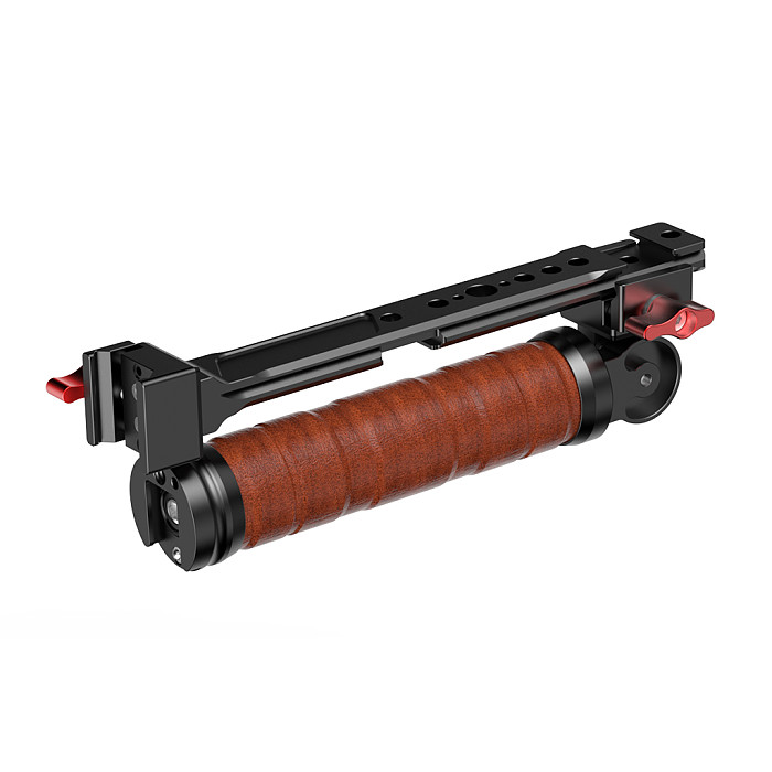 XINTE Adjustable Folding Stabilizer Wooden Handle Grip Dual/Single Handheld Extension Handlebar Bracket Gimbal Mount for DJI Ronin RS2/RS3/RS4 Pro/Mini
