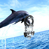 For Insta360 X5 50M Waterproof Invisible Diving Case Lens Guards Protector Cover Camera Cage Frame for Insta 360 X5 Accessory