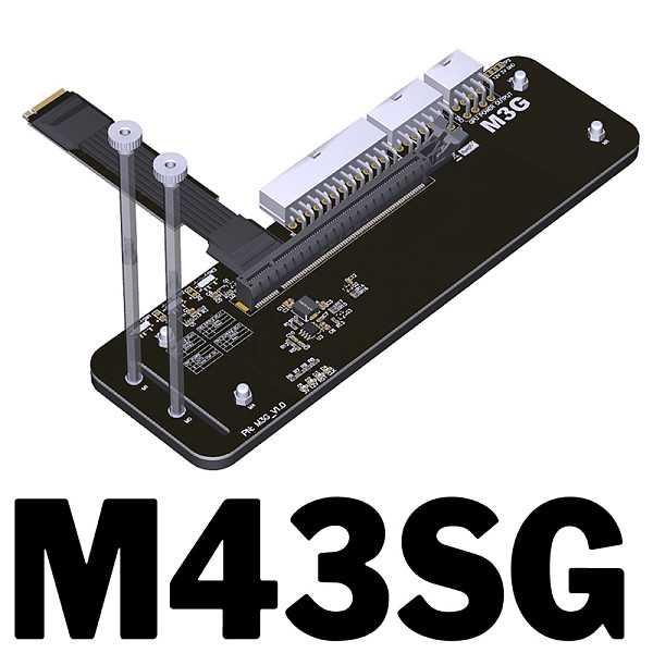 (ADT Link) R3G laptop graphics card external to M.2 nvme PCIe 3.0/4.0x4 docking station