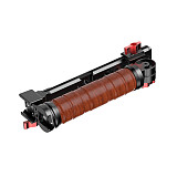 XINTE Adjustable Folding Stabilizer Wooden Handle Grip Dual/Single Handheld Extension Handlebar Bracket Gimbal Mount for DJI Ronin RS2/RS3/RS4 Pro/Mini