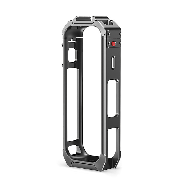 Protective Frame Cage Rig  for Insta360 X5 Housing Case Cold Shoe Mount LED Light Mic Holder for Insta 360 X5  Accessory