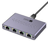 Network cable splitter one division four gigabit network distributor simultaneous internet access RJ45 network switch extender