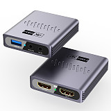 Game Camera Live Recording USB 3.0/4K HD to Phone Laptop HDMI-Compatible Video Capture Card