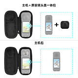 Portable PU Carrying Box for Insta360 X5 X4 Panoramic Camera Mini Storage Bag Protective Case Lens Cap Cover for Insta 360 X5 X4