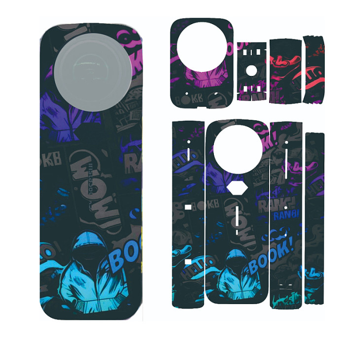 Decorative Stickers for Insta360 X5 Cool Personalized Anti-scratch Full Coverage Protective Film For Insta 360 X5 Stickers