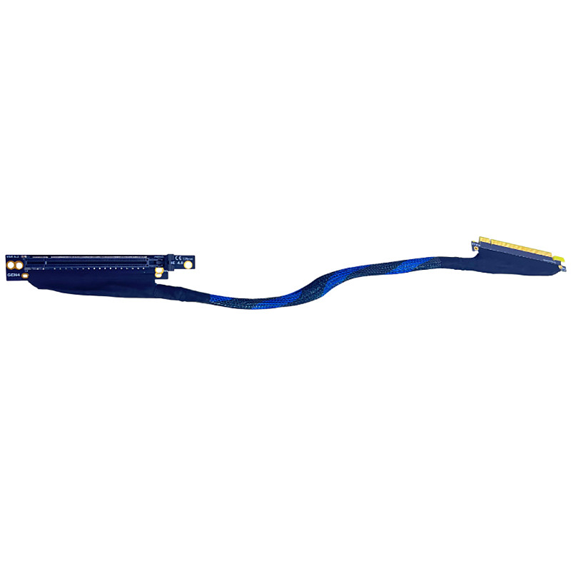 16AD4 Left Net Right Line PCI Express 4.0 X16 Graphics Cards Extension Cable PCI-E GEN4 Cable 100cm for AI Server GPU Video Card