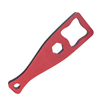 Aluminum alloy Knob wrench Red Square hole wrench Spanner to Tighten Loose Thumb Knob Bolt Screw for Gopro SJCAM Action Camera Tool Sports camera accessories